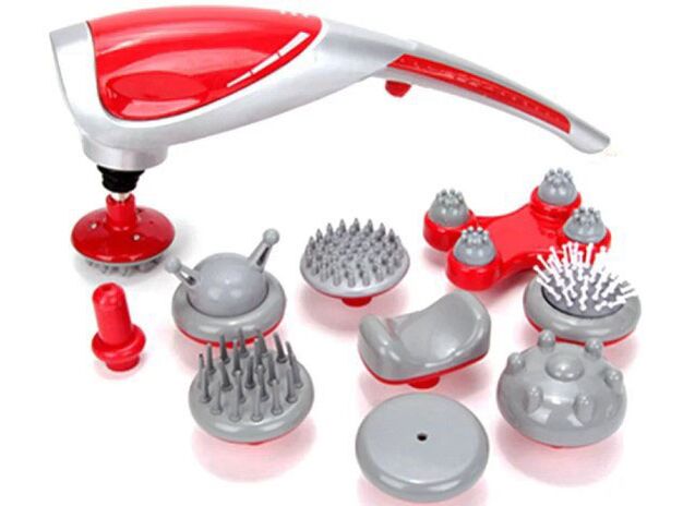 A variety of massagers and a large number of attachments provide a woman with options