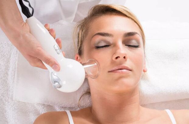 Vacuum massage procedure will help cleanse your facial skin and remove wrinkles
